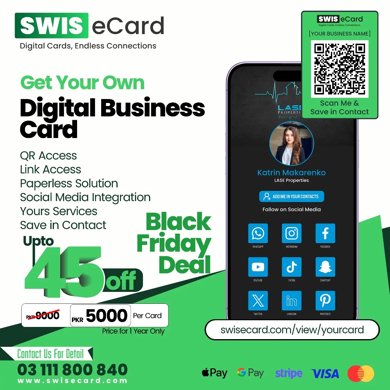 Top Best Digital Business Card vs Paper Card